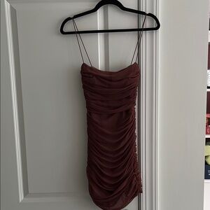 Nookie Ruched Mini Dress